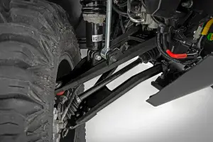 Rough Country - 93174BLK | Rough Country Aluminum Control Arms For Polaris Ranger XP 1000 | Black Finish, High Clearance With 2 Inch Forward Offset - Image 3