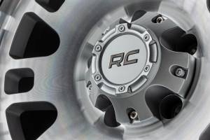 Rough Country - 82170913C | Rough Country 82 Series Wheel | One-Piece / Full Machined Semi Gloss Black / 17x9 | 5x4.5 / -12mm - Image 6
