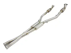 Afe - Advance Flow Engineering - 49-36321-1 | Afe Power Mach Force-Xp X-Pipe 2-1/2 IN 304 Stainless Steel w/ Cat & Resonator (2008-2013 M3 E90, E92, E93 V8-4.0L S65) - Image 2