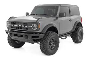 Rough Country - RCF21582DB | Rough Country Wheel To Wheel Nerf Steps For Ford Bronco 4WD | 2 Door - Image 5