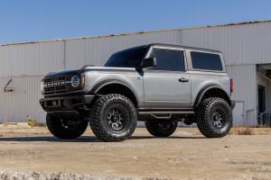 Rough Country - RCF21582DB | Rough Country Wheel To Wheel Nerf Steps For Ford Bronco 4WD | 2 Door - Image 9