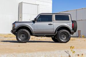 Rough Country - RCF21582DB | Rough Country Wheel To Wheel Nerf Steps For Ford Bronco 4WD | 2 Door - Image 10
