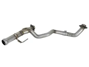48-48026 | aFe Power Twisted Steel 2-1/4 Inch 409 Stainless Steel Y-Pipe For Jeep Wrangler (JL) / Gladiator (JT)  V6-3.6L