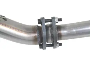 Afe - Advance Flow Engineering - 48-06210 | AFE Power Twisted Steel Loop Delete Down-Pipe & Y-Pipe 2" to 2-1/2" Aluminized Steel Exhaust System (2012-2018 Wrangler JK Unlimited V6-3.6L) - Image 2