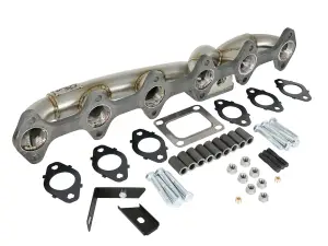 Afe - Advance Flow Engineering - 48-32018 | AFE Power Twisted Steel 304 Stainless Steel Header with T4 flange (2003-2007 2500, 3500 L6-59.L td) - Image 2