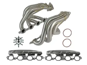 Afe - Advance Flow Engineering - 48-34148-H | aFe Power Twisted Steel 304 Stainless Steel Long Tube Header For Chevrolet Corvette (C8) V8-6.2L | Brushed Finish - Image 5