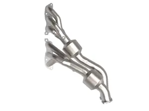 Afe - Advance Flow Engineering - 48-36017-HC | AFE Power Twisted Steel 304 Stainless Steel Header w/ Cat (2001-2005 IS300 L6-3.0L) - Image 2