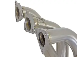 Afe - Advance Flow Engineering - 48-36314-HC | AFE Power Twisted Steel Long Tube Header 304 Stainless Steel w/ Cat (2001-2006 M3 E46 L6-3.2L S54) - Image 3