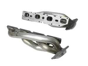 Afe - Advance Flow Engineering - 48-38029 | aFe Power Twisted Steel 304 Stainless Steel Short Tube Header For Jeep Grand Cherokee (WK2) / Dodge Durango V8-5.7L HEMI | Raw FInish - Image 2