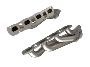 Afe - Advance Flow Engineering - 48-38032-T | aFe Power Twisted Steel 304 Stainless Steel Short Tube Header For Jeep Grand Cherokee Trackhawk (WK2) / Dodge Durango SRT Hellcat V8-6.2L (sc) | Titanium Ceramic Coat Finish - Image 2
