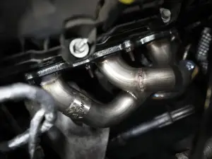 Afe - Advance Flow Engineering - 48-43031 | AFE Power Twisted Steel 409 Stainless Steel Short Tube Header (2011-2017 Mustang V6-3.7L) - Image 2