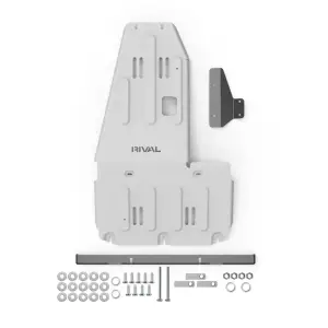 2333.4501.1.6 | RIVAL Gen2 Aluminum Engine Transmission Catalytic Converter Skid Plate (2024 Grenadier, Quartermaster)