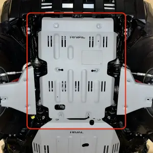 RIVAL 4X4 - 2333.9571.2.6 | RIVAL Aluminum Engine Skid Plate (2024-2025 Tacoma, 2024-2025 Land Cruiser,  2025 4 Runner) - Image 12
