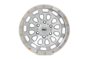 87170918C | Rough Country 87 Series Wheel | Simulated Beadlock / Full Machine / 17x8.5 / 5x5 / +0mm