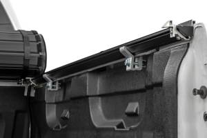 Rough Country - 50123560 | Rough Country Hard Roll Up Bed Cover For Chevrolet Silverado 1500 / GMC Sierra 1500 | 6'7" Bed With Rail Caps - Image 4