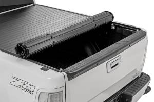 Rough Country - 50123560 | Rough Country Hard Roll Up Bed Cover For Chevrolet Silverado 1500 / GMC Sierra 1500 | 6'7" Bed With Rail Caps - Image 3