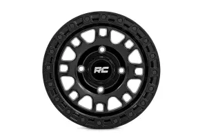 Rough Country - 82150737 | Rough Country 82 Series Wheel | UTV / Semi Gloss Black / 15x7 / 5x4.5 / +10mm - Image 1