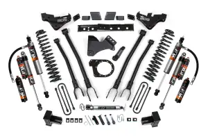 BDS2254FPE | BDS Suspension 7 Inch Lift Kit With 4 Link For Ford F-350 Super Duty DRW 4WD Diesel | Fox 2.5 Performance Elite Shocks