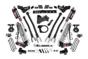 BDS2254PES | BDS Suspension 7 Inch Lift Kit With 4 Link For Ford F-350 Super Duty DRW 4WD Diesel | Fox 2.5 Performance Elite Coilover Conversion