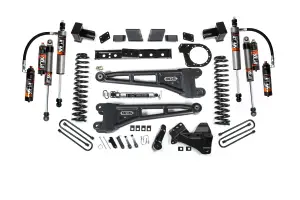BDS2258FPE | BDS Suspension 7 Inch Lift Kit With Radius Arm For Ford F-250 / F-350 Super Duty 4WD Diesel | Rear Lift Block Kit, Fox 2.5 Performance Elite Shocks