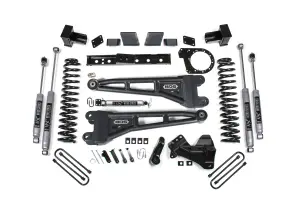 BDS2258H | BDS Suspension 7 Inch Lift Kit With Radius Arm For Ford F-250 / F-350 Super Duty 4WD Diesel | Rear Lift Block Kit, NX2 Nitro Series Shocks