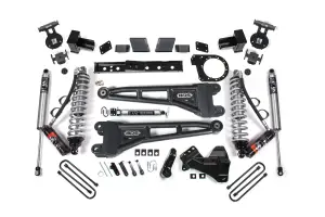 BDS2258PPS | BDS Suspension 7 Inch Lift Kit With Radius Arm For Ford F-250 / F-350 Super Duty 4WD Diesel | Rear Lift Block Kit, Fox 2.5 Performance Series HTO Shocks
