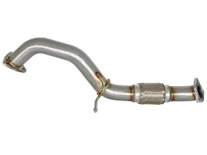 Afe - Advance Flow Engineering - 48-36605 | AFE Power Twisted Steel 2-1/2 IN Mid-Pipe 304 Stainless Steel (2016-2021 Civic, Civic Si L4-15L t) - Image 2