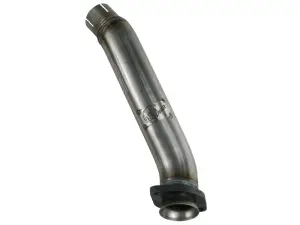 48-46209 | AFE Power Twisted Steel Loop Delete Down-Pipe 2-1/2" Stainless Steel Exhaust System (2012-2018 Wrangler JK V6-3.6L)
