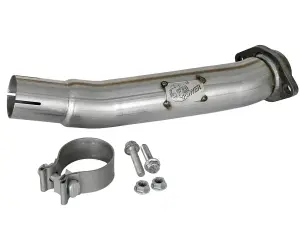 Afe - Advance Flow Engineering - 48-48024 | aFe Power Twisted Steel 2-1/2 IN 409 Stainless Steel Loop Delete Pipe Jeep Wrangler (JL) / Gladiator (JT) V6-3.6L - Image 2
