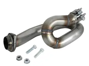 48-48027 | aFe Power Twisted Steel 2 Inch 409 Stainless Steel Loop-Relocation Pipe For Jeep Wrangler (JL) / Gladiator (JT) V6-3.6L