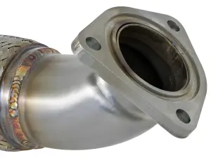Afe - Advance Flow Engineering - 49-36617 | AFE Power Twisted Steel 3 IN Rear Down-Pipe/Mid-Pipe (2017-2021 Civic Type R L4-2.0L t) - Image 4
