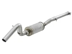 49-48063 | AFE Power MACH Force-Xp 2-1/2 IN 409 Stainless Steel Front Muffler Assembly (2007-2018 Wranlger JK V6-3.6L, 3.8L)