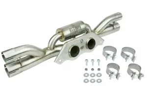 Afe - Advance Flow Engineering - 49C36434 | AFE Power MACH Force-Xp 304 Stainless Steel Secondary Muffler Delete Pipe (2014-2019 911 GT3 H6-3.8L, 4.0L) - Image 6