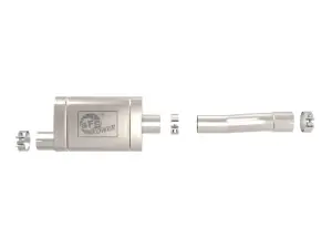 Afe - Advance Flow Engineering - 49C44121 | AFE Power Apollo GT Series 3 IN 409 Stainless Steel Muffler Upgrade (2019-2025 Silverado, Sierra 1500 V8-5.3L) - Image 2