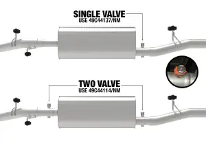 49C44137 | AFE Power Apollo GT Series 3 IN Stainless Steel Muffler Upgrade (2020-2025 Silverado, Sierra 1500 V8-6.2L)