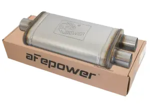 49M00009 | AFE Power MACH Force-Xp 2.5" to 2.5" 409 Stainless Steel Muffler
