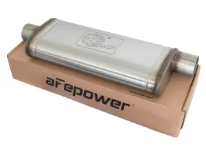 Afe - Advance Flow Engineering - 49M00017 | AFE Power MACH Force-Xp 3" to 3" 409 Stainless Steel Muffler - Image 2