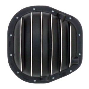 7086-B | PML Covers Ford Sterling 10.25/10.5 Straight Fins 12 Bolt Differential Cover For Ford F-250/F-350 & Excursion | Black Powder Coated