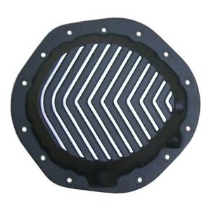 9504-2-B | PML Cover GM 9.5 14 Bolt, Patterned Fins Differential Cover For Chevrolet Silverado 1500 & 1500HD / GMC Sierra 1500 & 1500HD | Black Powder Coat Finish, Stock Bolt Size 8mm-1.25x16 (-2)