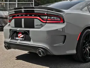 Afe - Advance Flow Engineering - 49C32068-C | aFe Power MACH Force-Xp 4-1/2 IN Carbon Fiber/Stainless Steel Direct-Fit Exhaust Tip Set (2015-2023 Charger Hellcat V8-6.2L, 6.4L) - Image 5