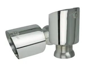 Afe - Advance Flow Engineering - 49C32068-P | aFe Power MACH Force-Xp 4-1/2 IN Polished Direct-Fit Exhaust Tip Set (2015-2023 Charger Hellcat V8-6.2L, 6.4L) - Image 2
