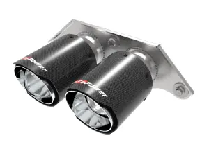 Afe - Advance Flow Engineering - 49C36435-C | aFe Power MACH Force-Xp 4 IN 304 Stainless Steel Bolt-On Exhaust Tips Carbon Fiber (2014-2019 911 GT# H6-3.8L, 4.0L) - Image 1