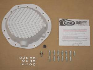PML Covers - 9504-4-B | PML Cover GM 9.5 14 Bolt, Patterned Fins Differential Cover For Chevrolet Silverado 1500 & 1500HD / GMC Sierra 1500 & 1500HD | Black Powder Coat Finish, Stock Bolt Size 5/16 Inch -18x5/8 (-4) - Image 4