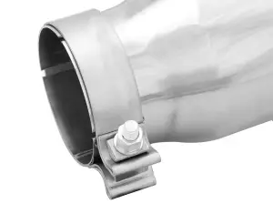 Afe - Advance Flow Engineering - 49T35452-P12 | aFe Power MACH Force-Xp 409 Stainless Steel Clamp-on Exhaust Tip Polished Left - Image 4