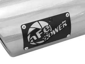 Afe - Advance Flow Engineering - 49T35452-P12 | aFe Power MACH Force-Xp 409 Stainless Steel Clamp-on Exhaust Tip Polished Left - Image 5