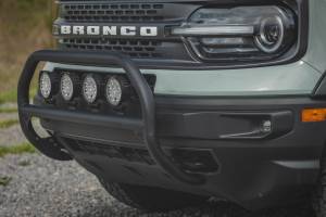 Rough Country - 51155 | Rough Country Nudge Bar For Ford Bronco Sport 4WD Badlands | 20 Inch LED Light Bar, Black Series - Image 7