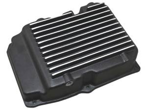 11117-B | PML Cover Chrysler Mercedes NAG1, 722.6, W5A580, W5A380, W5J400 Deep 2 Quarts Over Transmission Pan For Jeep Grand Cherokee / Chrysler 300 & 300C / Dodge Charger & Challenge | Black Powder Coat Finish