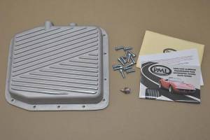 PML Covers - 9324-1-AC | PML Cover Ford AOD Stock Capacity Transmission Pan For Ford Mustang / Thunderbird / Crown Victoria / Bronco / F-150 Trucks | Natural As-Cast Finish - Image 3
