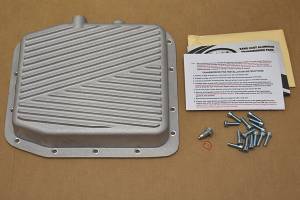 PML Covers - 9324-2-AC | PML Cover Ford AODE, 4R70, 4R70W, 4R75W Stock Capacity Transmission Pan For Ford Mustang & Thunderbird / Lincoln Mark VIII & Town Car | Natural As-Cast Finish - Image 3