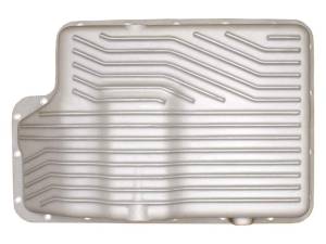 9323-AC | PML Cover Ford E4OD, 4R100 Deep Transmission Pan For Ford F-250, F-350, F-450, F-550, F-150 Lightning & Excursion / Lincoln Navigator | Natural As-Cast Finish
